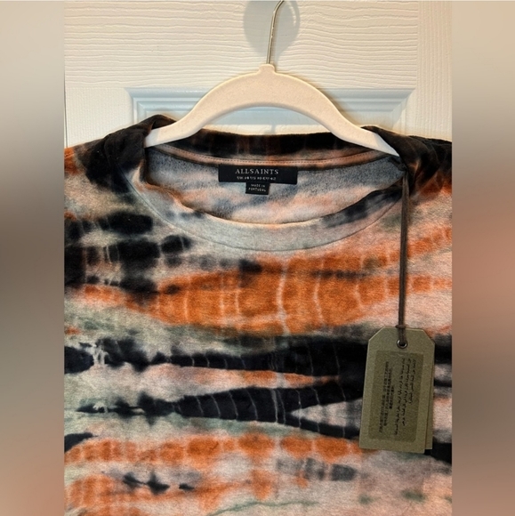 NWT🔹️ALLSAINTS 'IMOGEN' T-SHIRT WITH LOGO' T-SHIRT WITH LOGO - Picture 7 of 8